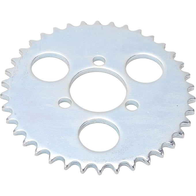 Pignon de roue arrière T8F 38T de 101 mm de diamètre, léger et portable, adapté pour 2 temps 43cc 49cc white