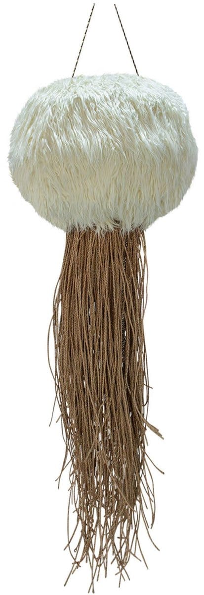 PTMD Goa Brown Hanging Lamp Fur Jellyfish S