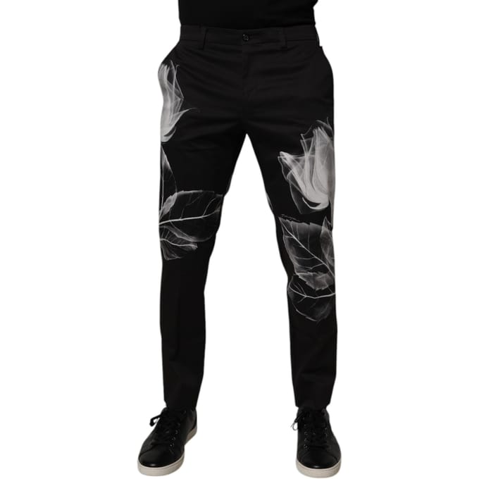 Bloemenprint Tailored Broek