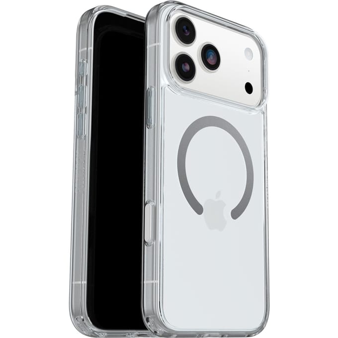 OtterBox Symmetry Clear Backcover MagSafe voor de Apple iPhone 17 Pro Max - Clear