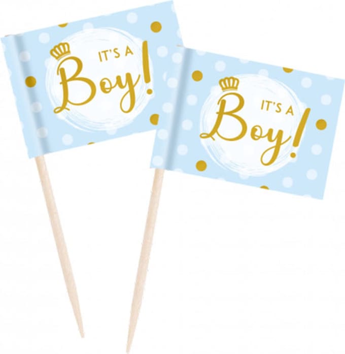 Cocktail picks - It's a boy