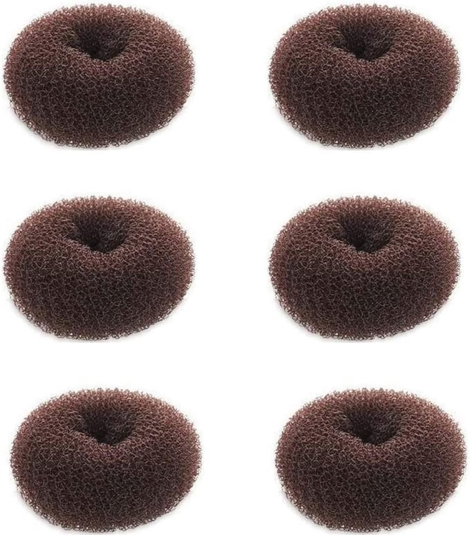 Extra kleine haarbroodje maker voor kinderen - 6 stuks, mini haardonut shaper voor kort en dun haar