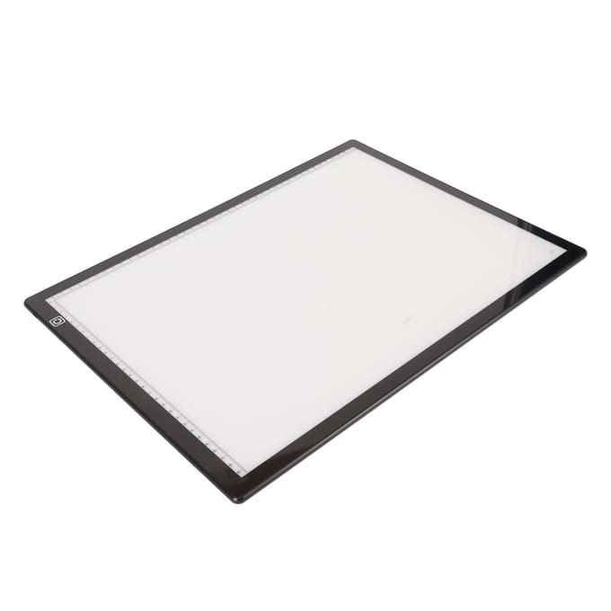 Tablette lumineuse A3 à intensité variable, 12 000 K, alimentée par USB, pour soulager la fatigue, pour croquis et dessins