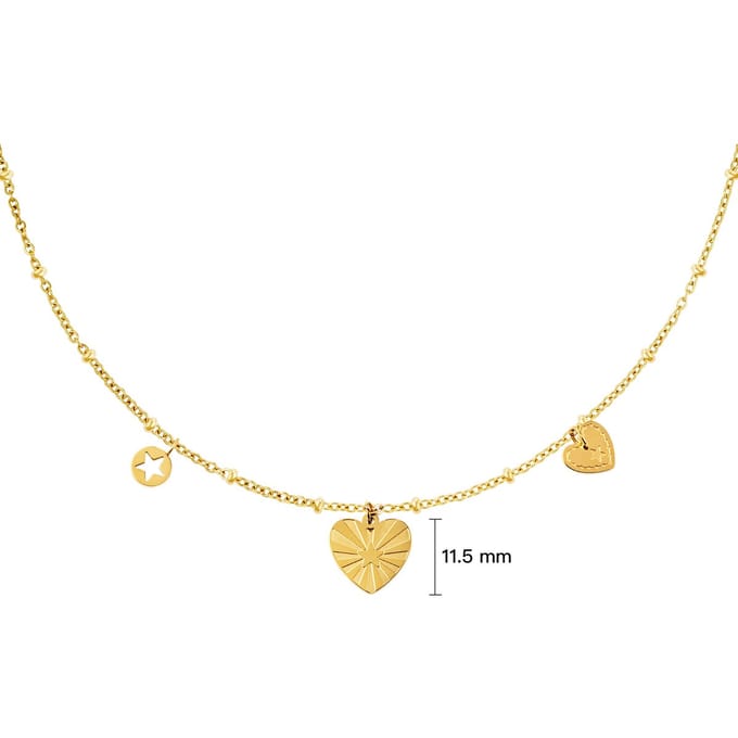Yehwang | Ketting | Goud | Stainless Steel | Hangers