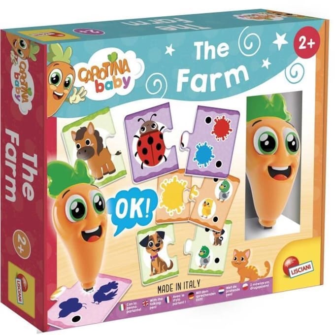 Lisciani - Carotina Baby - pratende pen de Boerderij