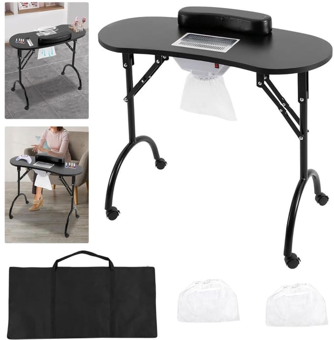 VELTRR® Nageltafel - Manicuretafel - Pedicure Bureau