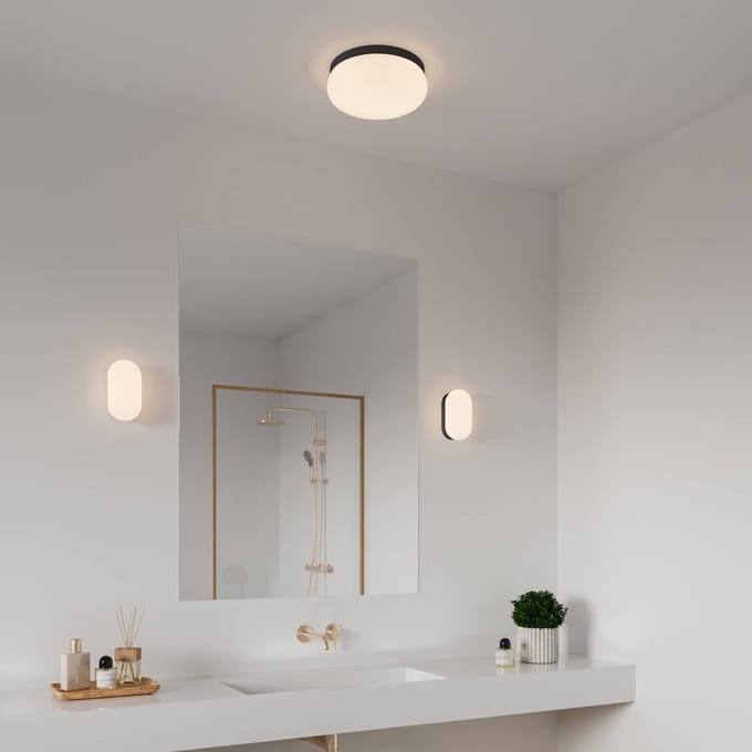 Nordlux Plafondlamp Foam IP44, zwart