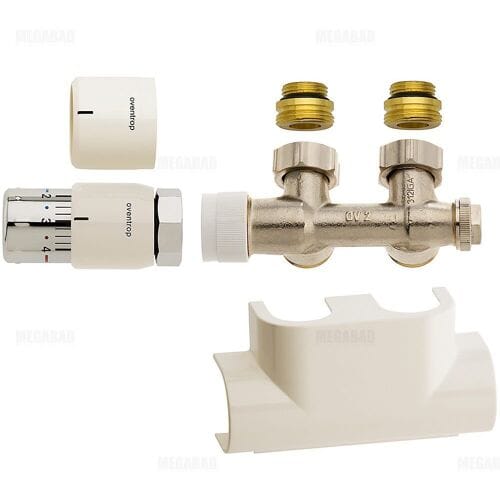 Oventrop connection set corner shape for bathroom radiators 1184184
