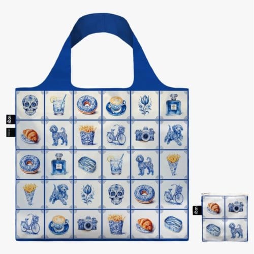 LOQI Shopper - Delfts Blauw Design - Gerecycled materiaal