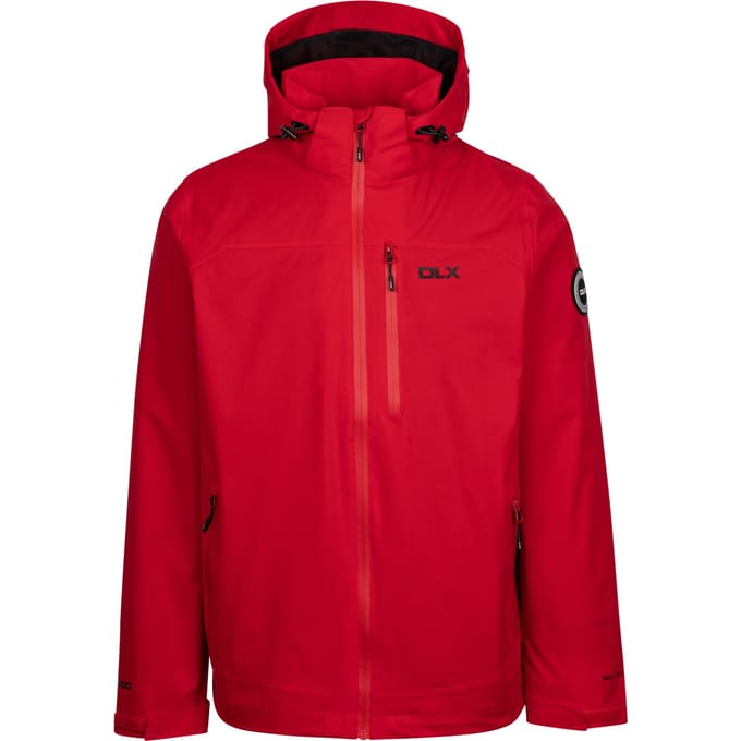Trespass Heren Montgomery DLX Waterdichte Jas (Rood)