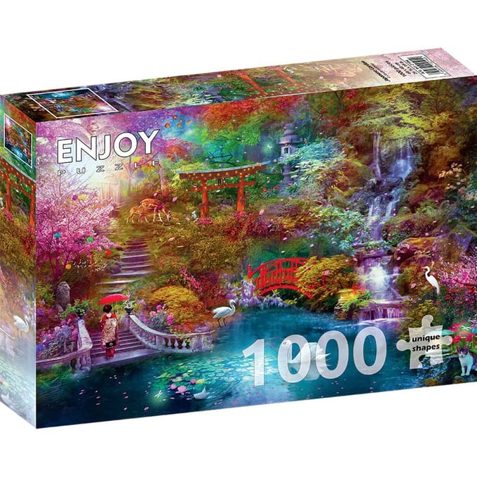 Enjoy Puzzle legpuzzel Japanese Garden 1000 stukjes rustgevend.
