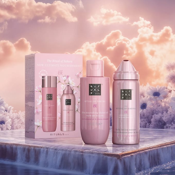 Rituals of Sakura Mini Travel Set Body Lotion 50ml en Douche Oile 75ml