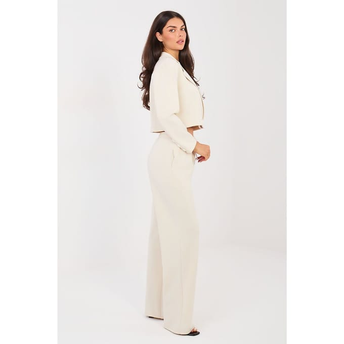 Valeria Tailored Set - Beige / One Size