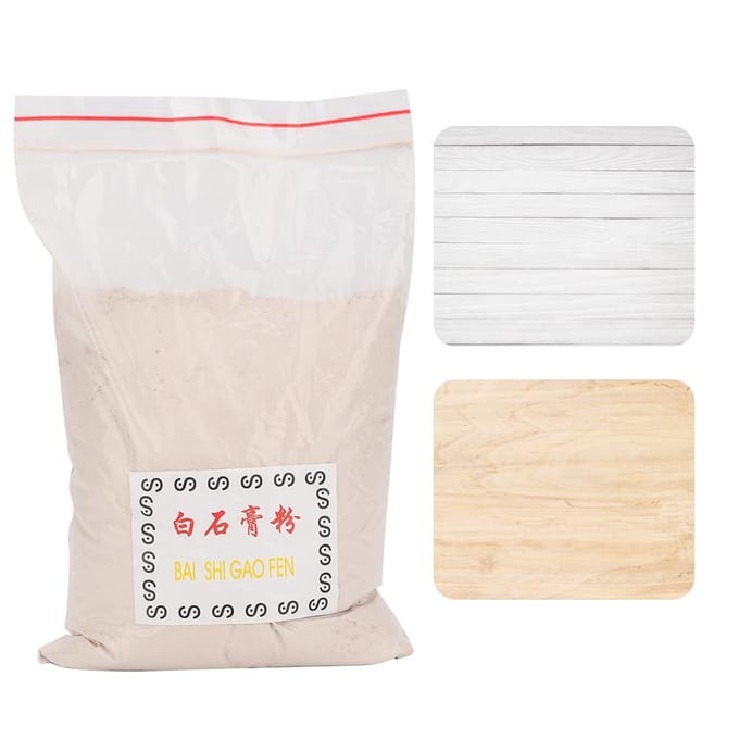 Gipspoeder voor DIY 3D-gipsambachten Mal Sieradengieten Maken Accessoire (Wit) white