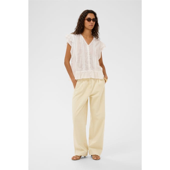 Dames Wide Leg Jeans Soaked in Luxury SLNinnia