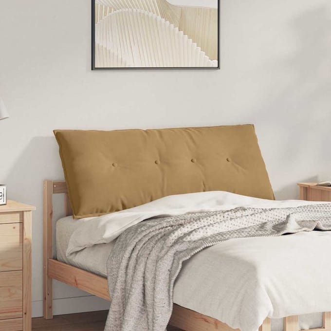 vidaXL - Rugkussen - Bruin - 120 - x - 50 - x - 19 - cm - Corduroy - stof