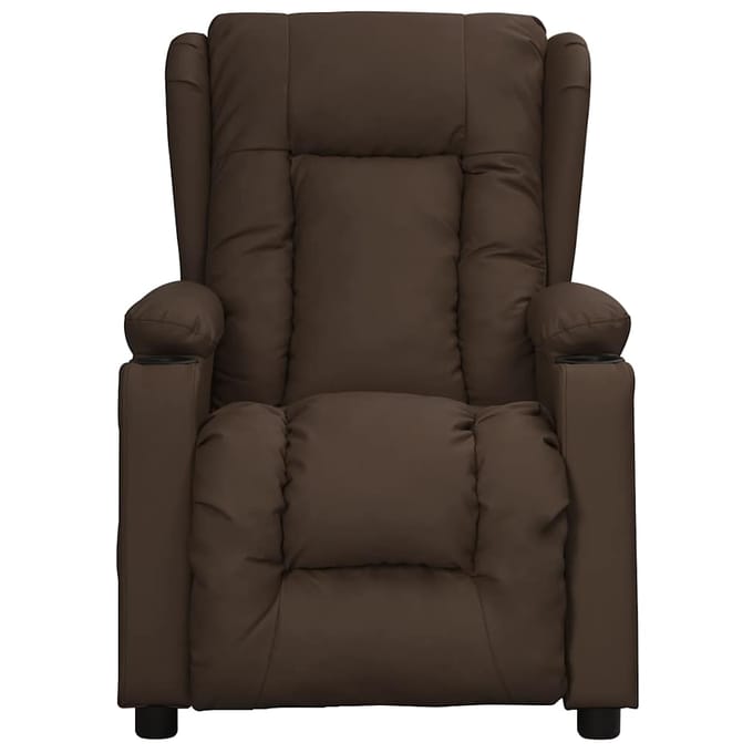 vidaXL - Massagestoel - kunstleer - bruin