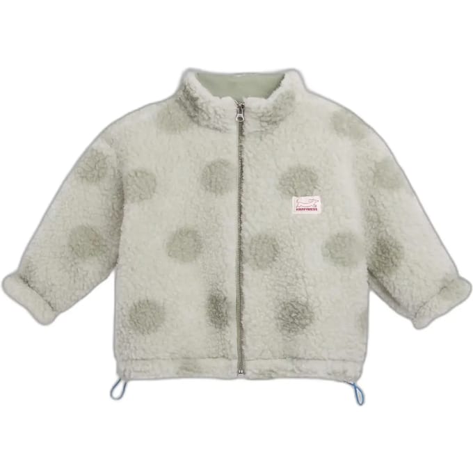 Kinder fleece met rits Happymess