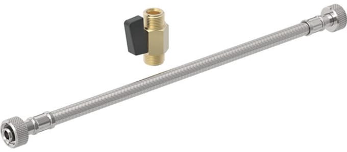 Geberit Panzerslang met kogelkraan voor Geberit AquaClean Alba / Sela, 147.077.00.1