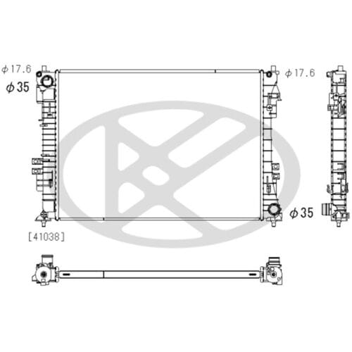 Radiator, motorkoeling KOYORAD PL813898