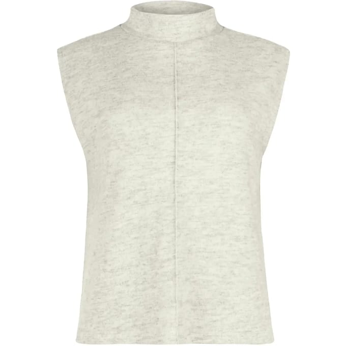 Blouse Lisca Mouwloze top met opstaande kraag ROSIE