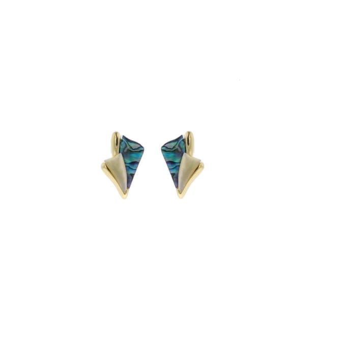 Behave - Oorstekers - Schelpdesign - strandtrend dames - 3 cm