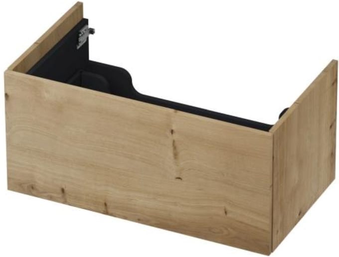 INK - Onderkast 1 Lade Push 2 Open Bestaande Uit - 800x450x376 Mm - Ash Grey Fineer