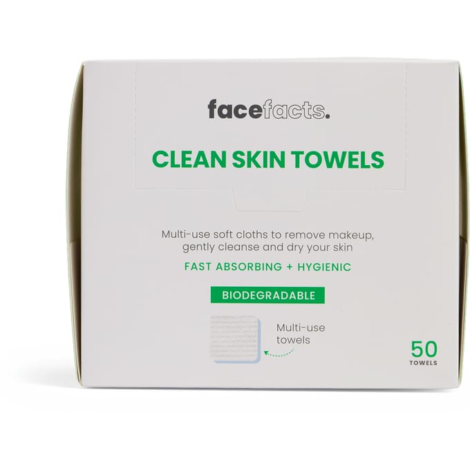 Face Facts Ceramide Clean Skin Towels 50 st