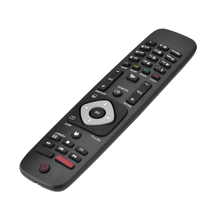 Télécommande universelle de remplacement pour téléviseur Philips URMT39JHG003 gray