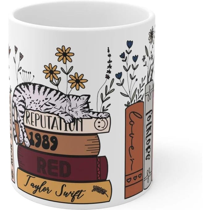 Taylor Swift Keramische Koffiemok Theekop 301-400ml white