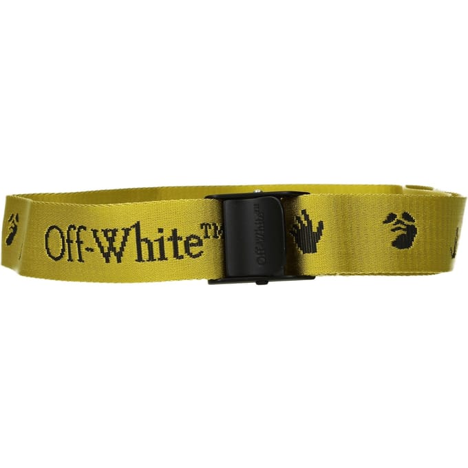 Off-White Gele Stoffen Regular Riem