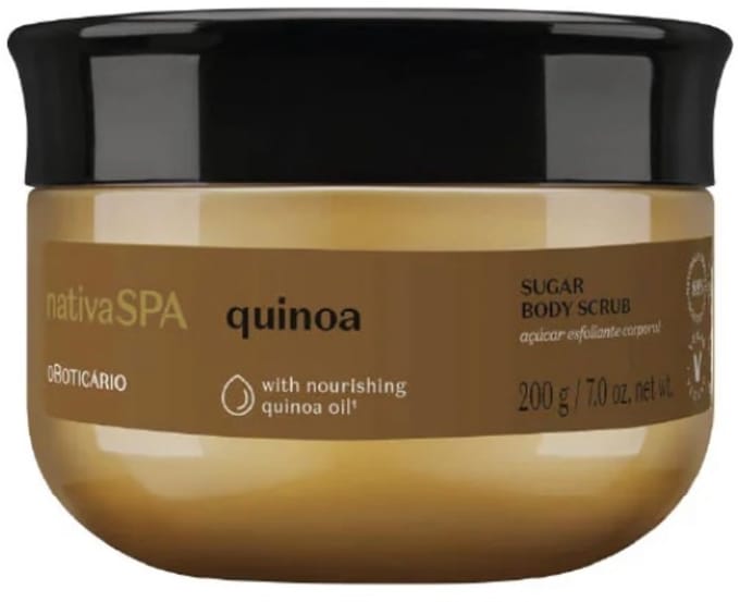 Quinoa Sugar Body Scrub (Nativa SPA) – O Boticário-VEGAN
