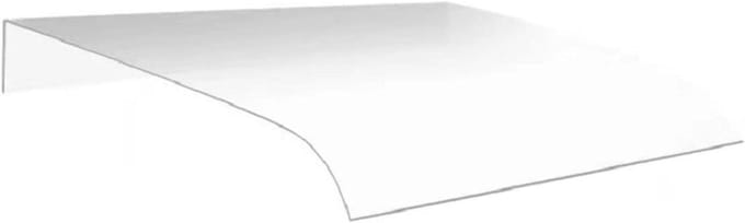 Deur Overkapping - Regen Luifel - Bescherming Buiten - Stil Boog Ontwerp - 50x150cm - Transparant