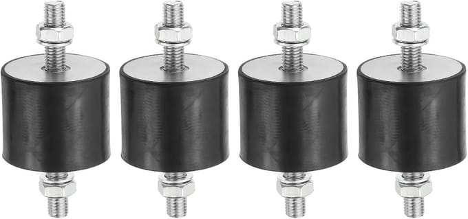 Rubberen Schokdemper - Trillingsdemper Isolator - Machine Demping - Stevig Rubber Metaal - 50x60mm
