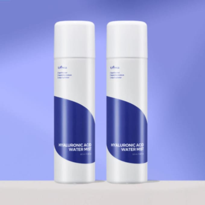 Isntree Brume d'Eau à l'Acide Hyaluronique Lot de 2 Brumes Hydratantes pour le Visage Duo 100ml + 100ml white