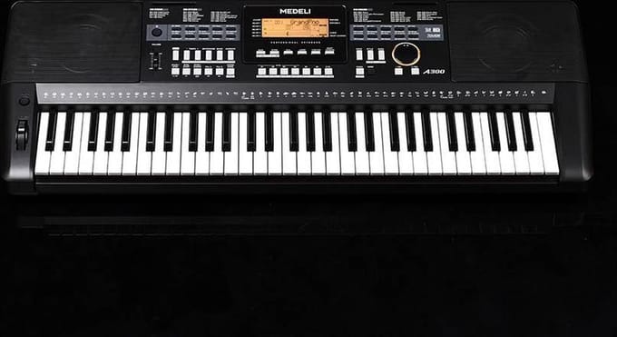 Medeli A300 - Keyboard met 61 aanslaggevoelige toetsen