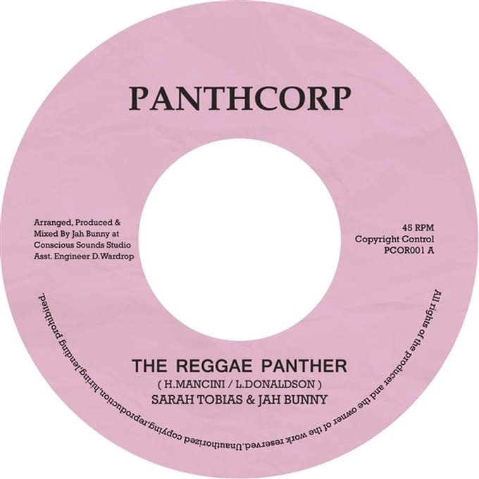 Sarah Tobias & Jah Bunny - The Reggae Panther (7" Single)