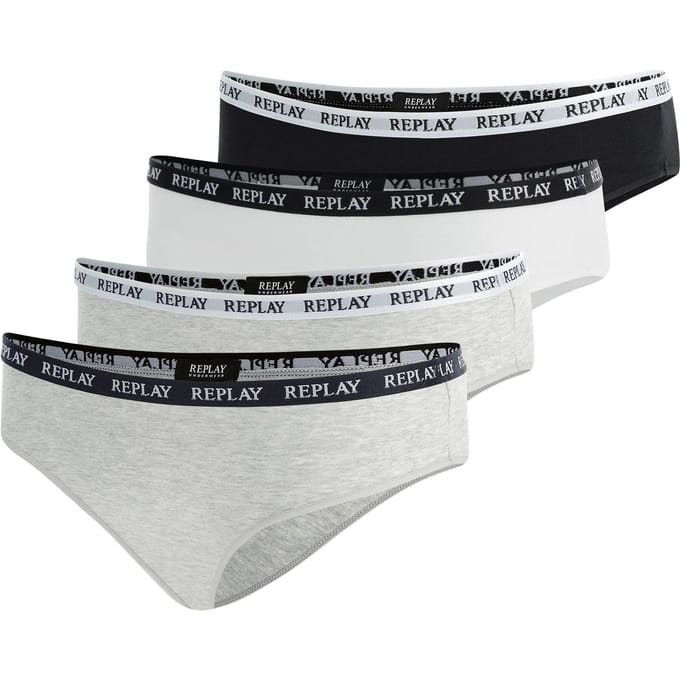 Replay Slip REPLAY LADY SLIP Style 1 T/C 4pcs waterfall pack Verpakking van 4