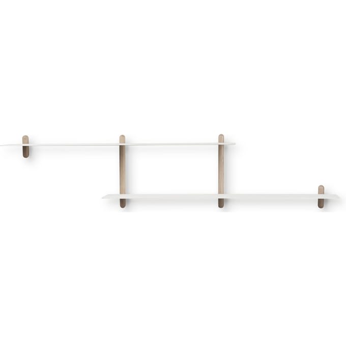 Gejst Nivo Wandrek Configuratie H - eiken/wit