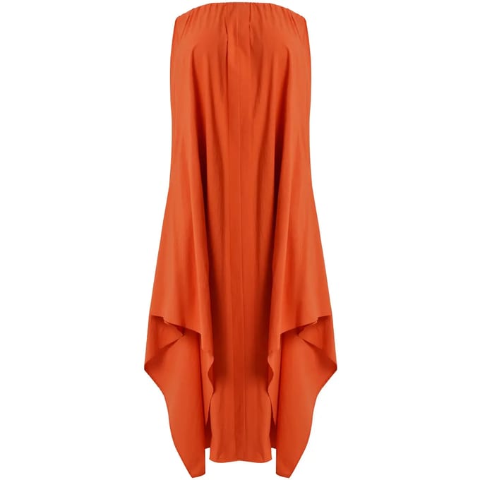 Popeline Bustier Jurk Dames Mat Fashion