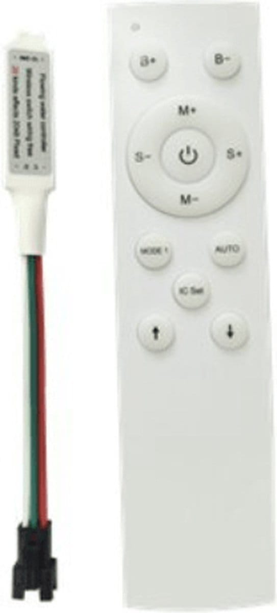 RF Controller 12-24V voor LED Strip - Kunststof - SILUMEN