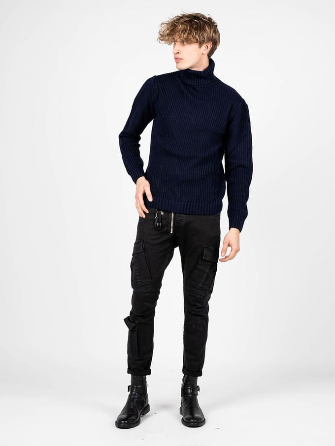 Xagon Man stoppen Mannen blauw