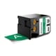 DYMO 1868785 XTL tape vinyl wit op groen 54mm (origineel)