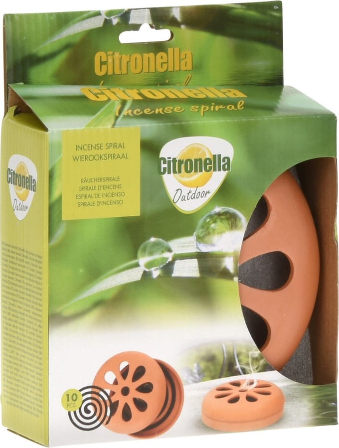 Citronella Wierook Spiraal 10in1 Pot 15x5cm