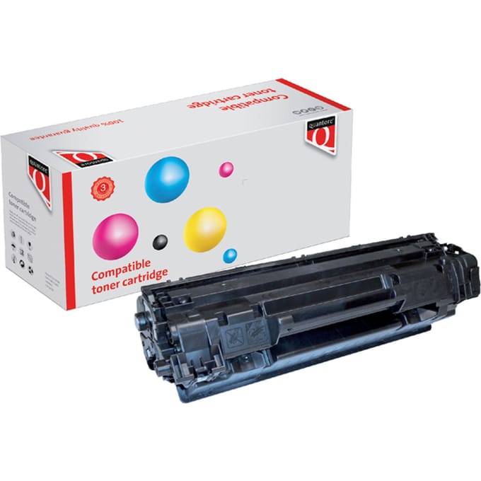 Tonercartridge Quantore alternatief tbv Canon 737/HP CF283X zwart