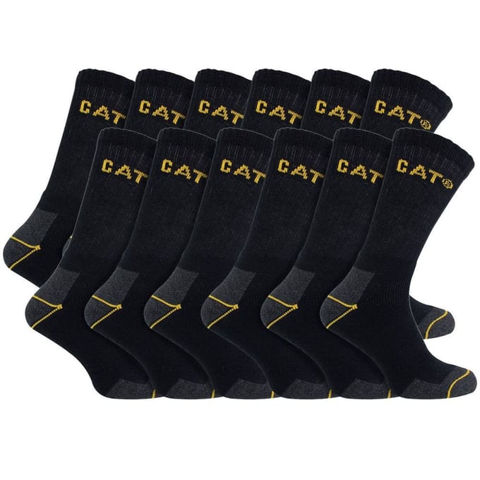 12 Pack Unisex Zware Werk Sokken voor Stalen Neus Laarzen