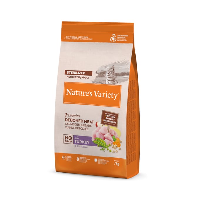 Nature's Variety - Original Sterilized Turkey No Grain Kattenvoer.