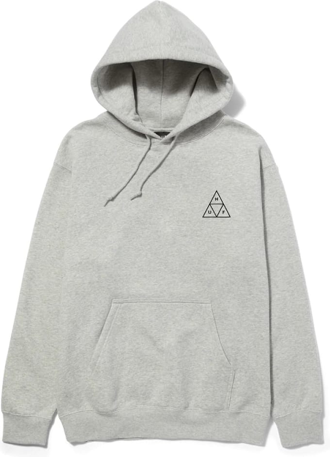 HUF Set TT P/O Casual sweater heren Grijs S