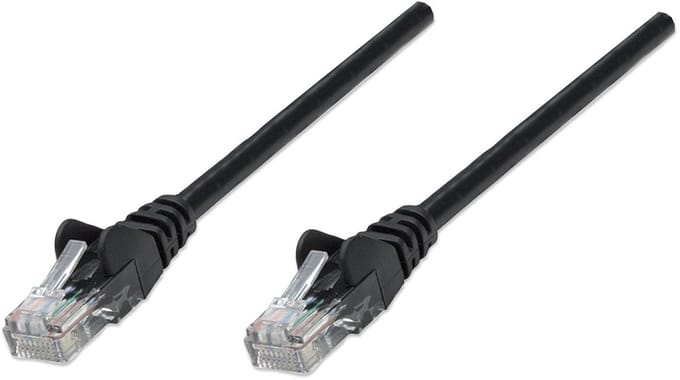 Intellinet - 737012 -Cat6A - SFTP - 0.25m - netwerkkabel - (S-STP) - Zwart