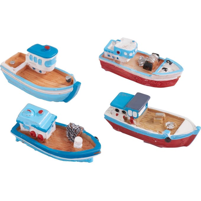 Miniatuur vissersboot